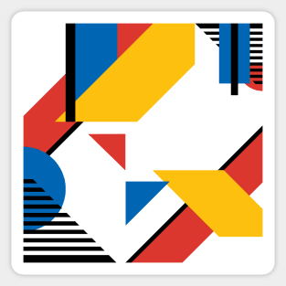 Bauhaus geometric #7 Sticker